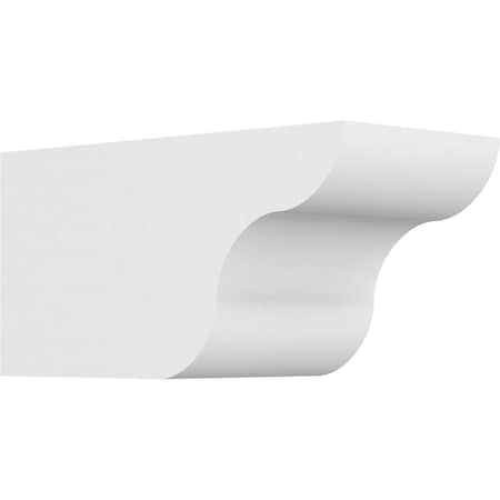 Ekena Millwork Standard Carmel Architectural Grade PVC Rafter Tail, 6"W X 6"H X 12"L RFTP06X06X12CAR